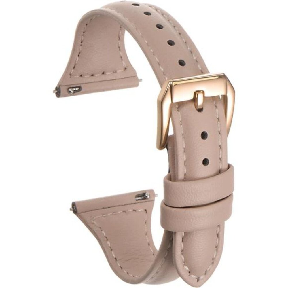 Multi-color Genuine Leather Watch Band Quick Release Elegant Slim
